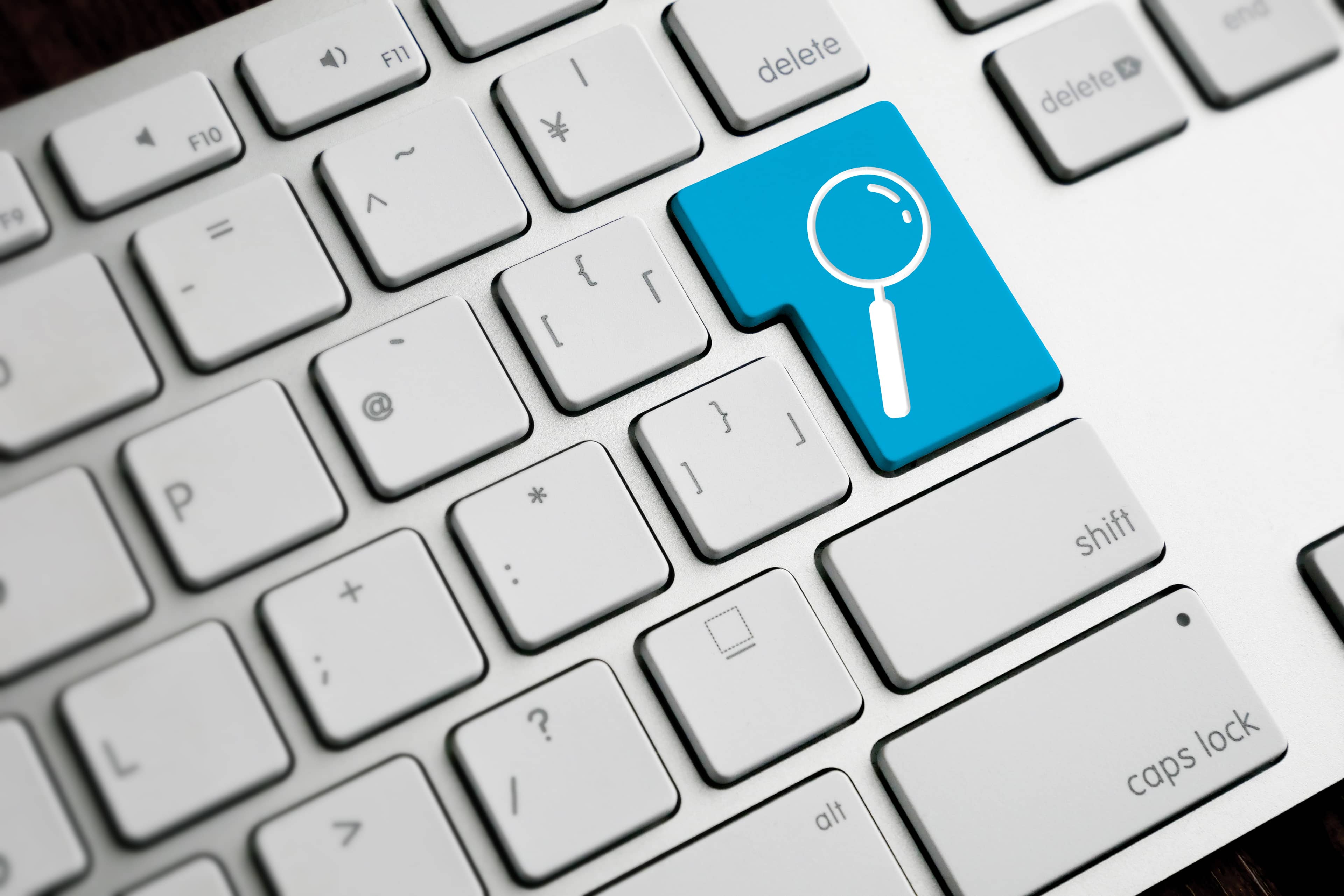 Search icon on keyboard