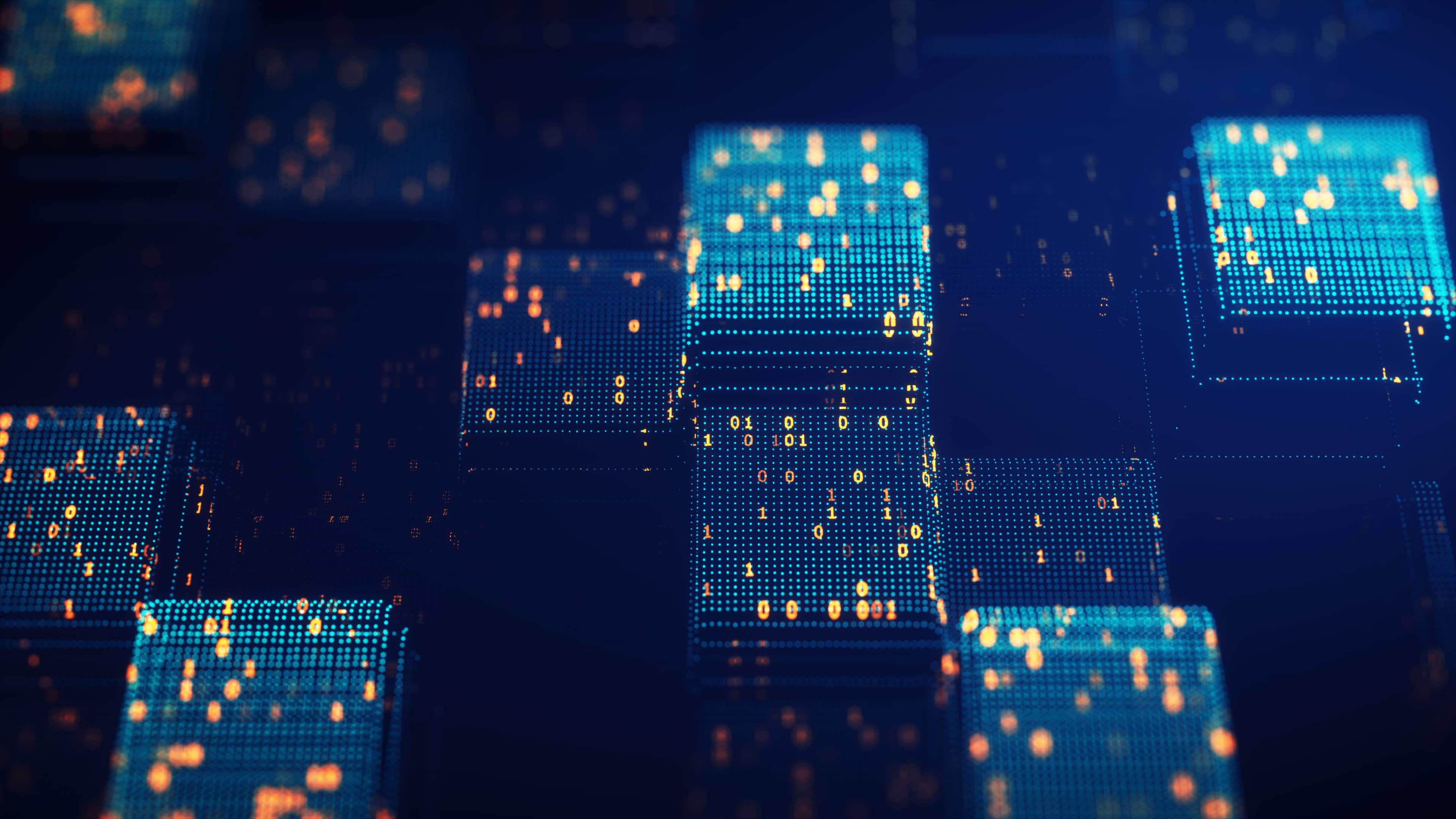 Blockchain data being compiled