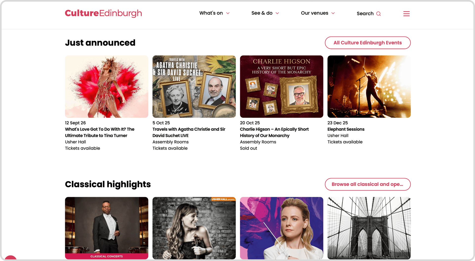 Whats on Culture Edinburgh