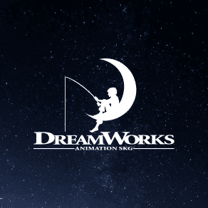 DreamWorks Logo night sky