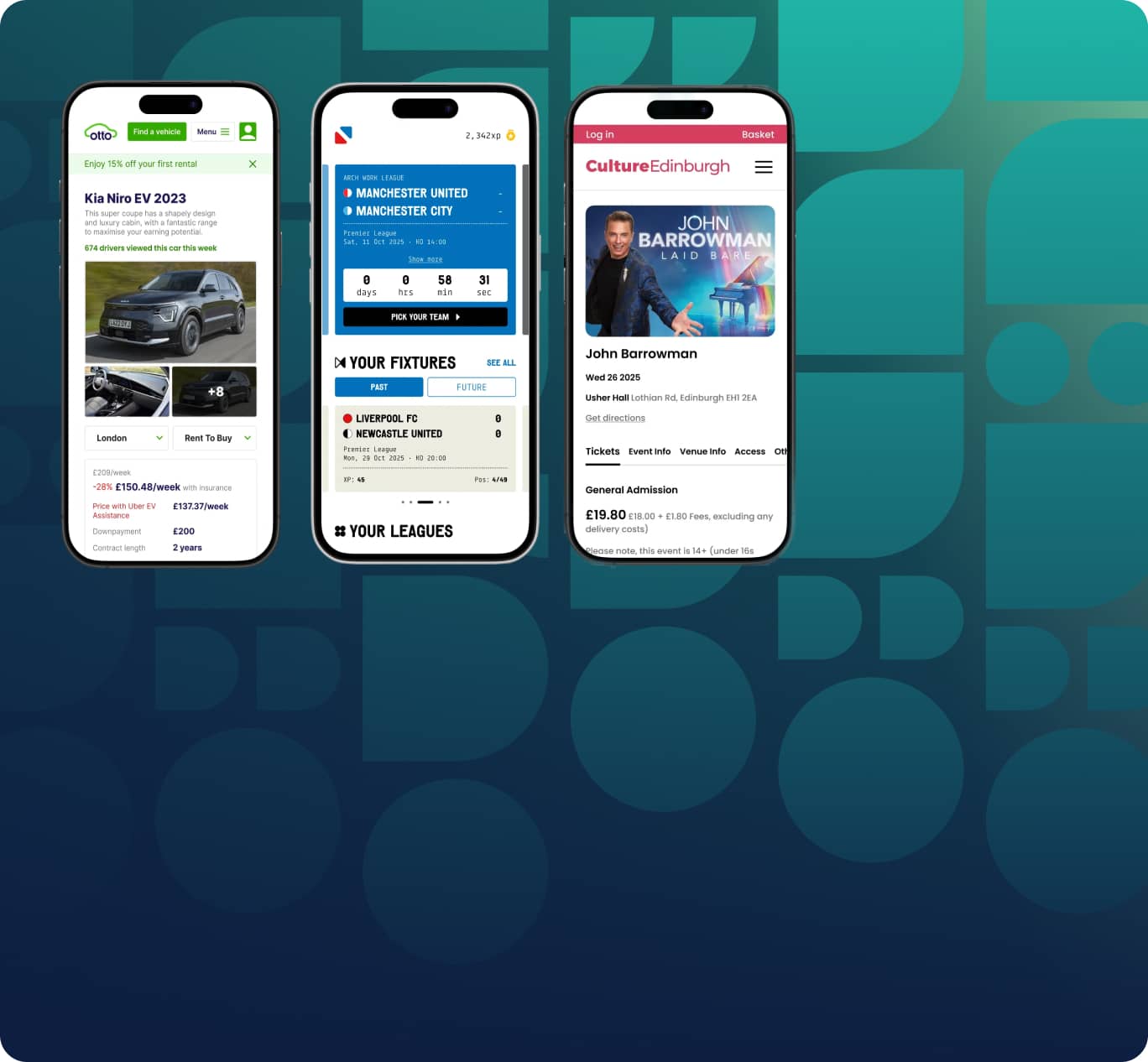Mobile phone applications on iphone