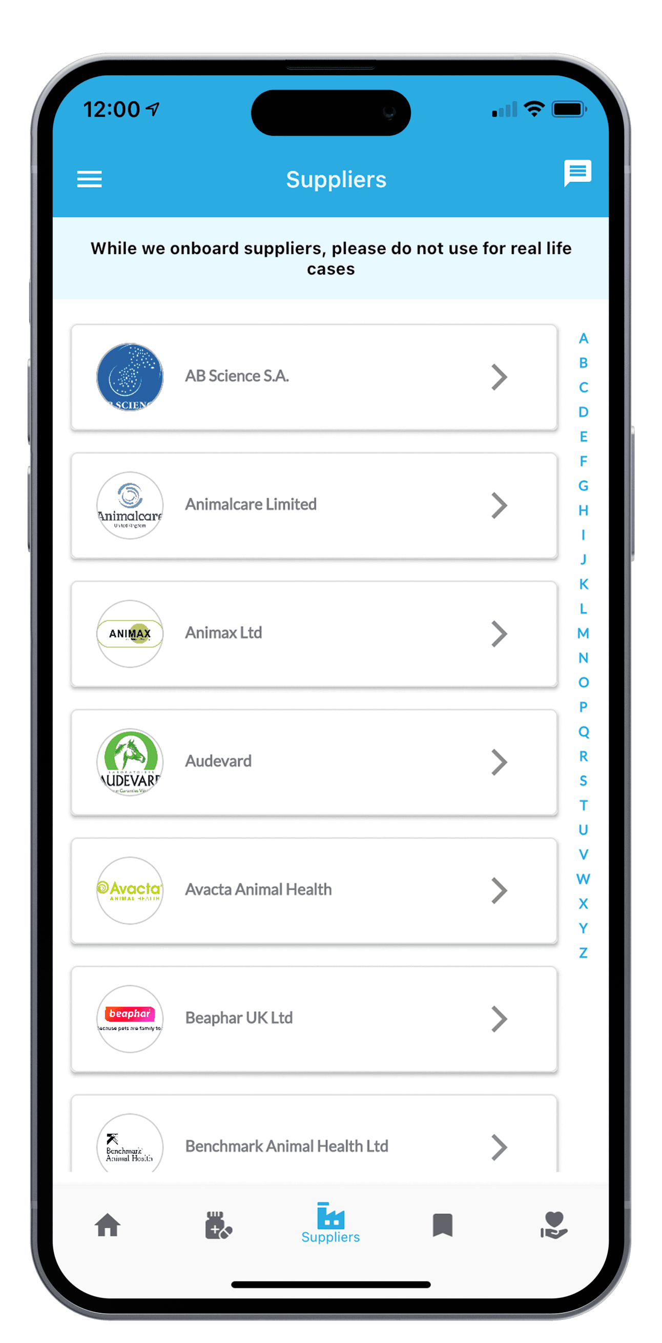 VetNexa app screen