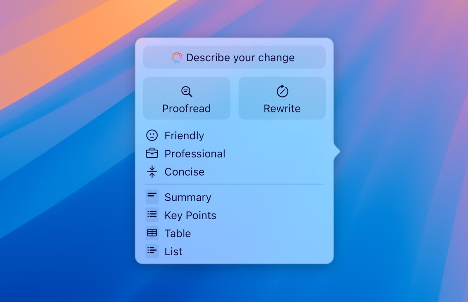 Apple Intelligence on Mac