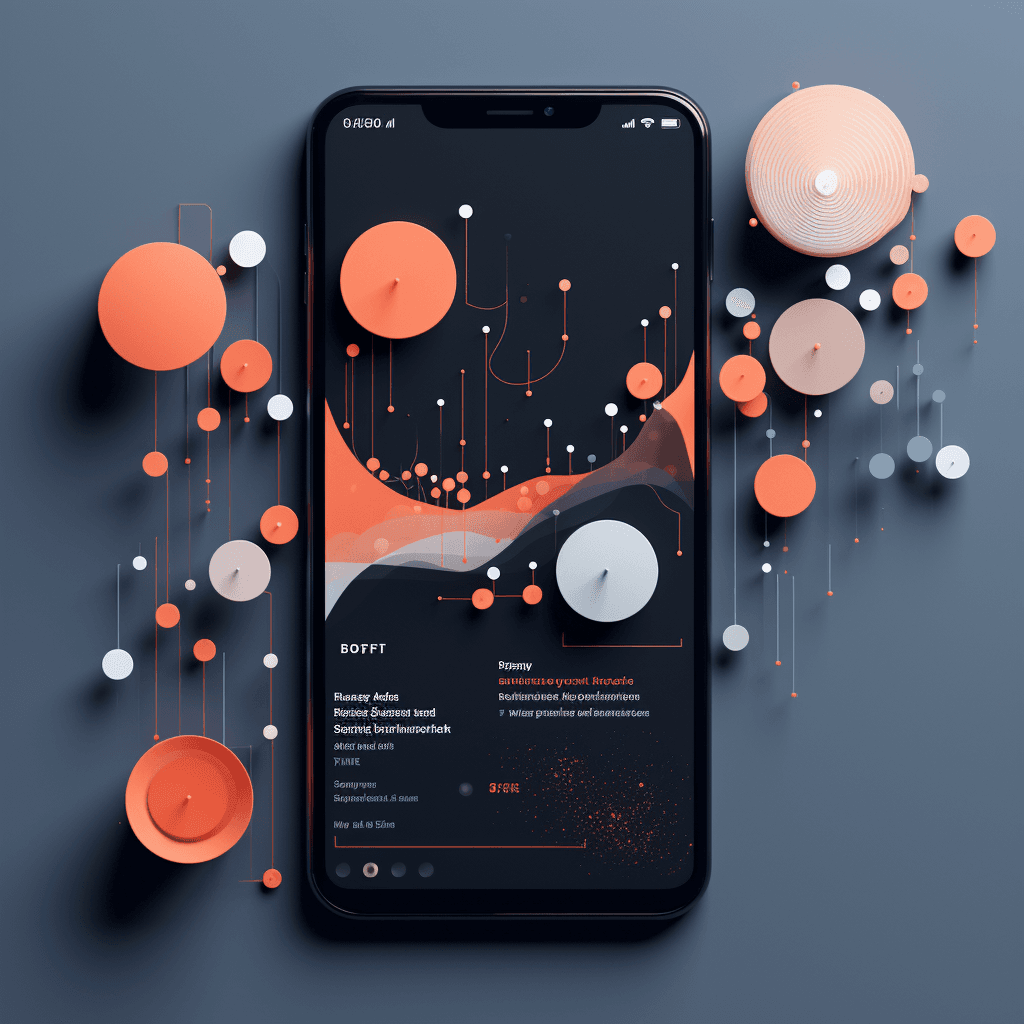AI generated phone visual