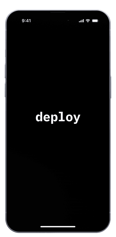 Deploy app homescreen