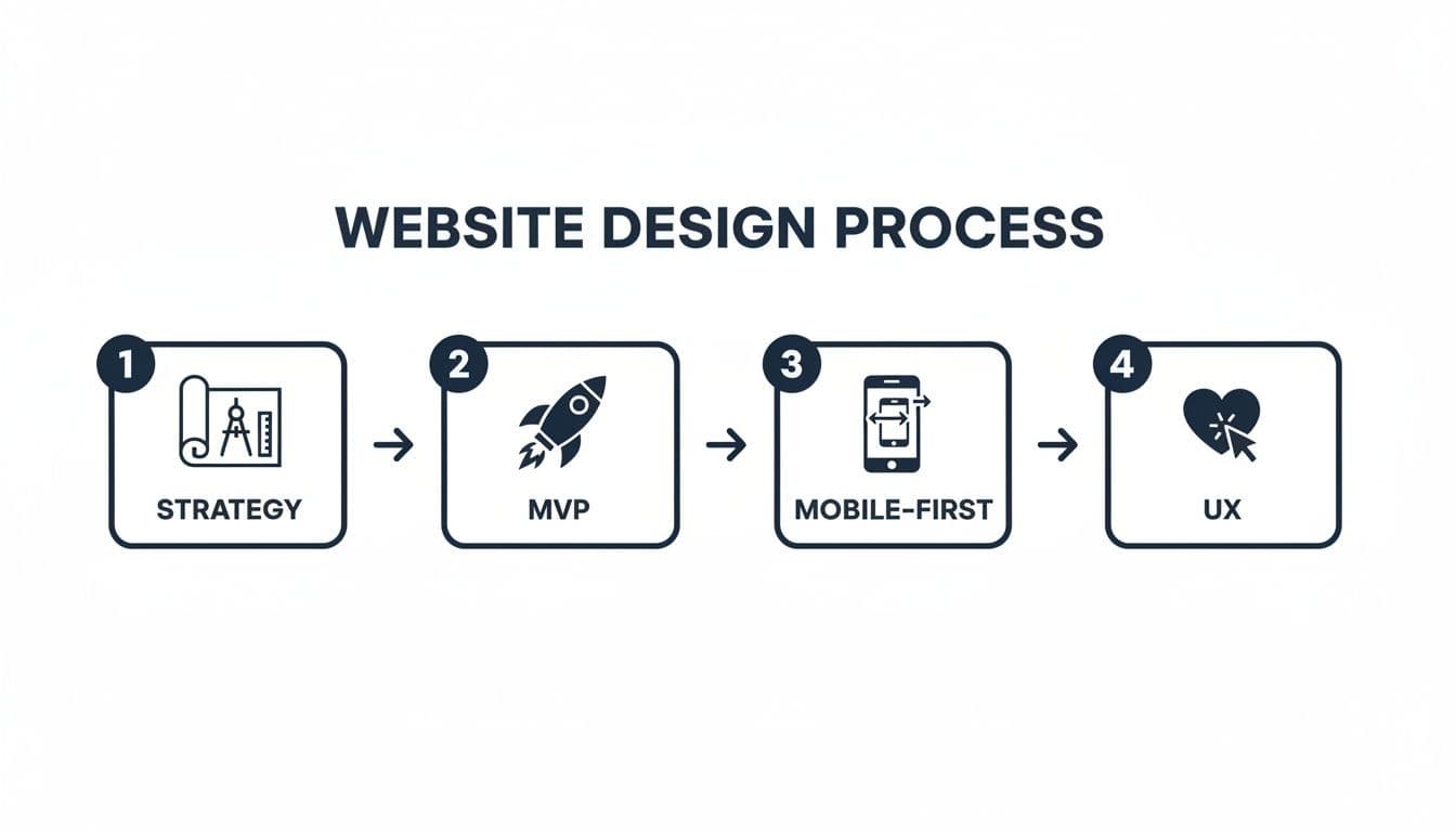Website Design for startups design process