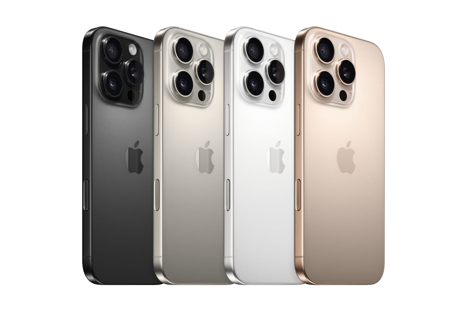 Iphone 15 lineup showing colour variations of models