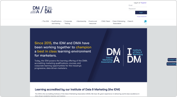 DMA Homepage