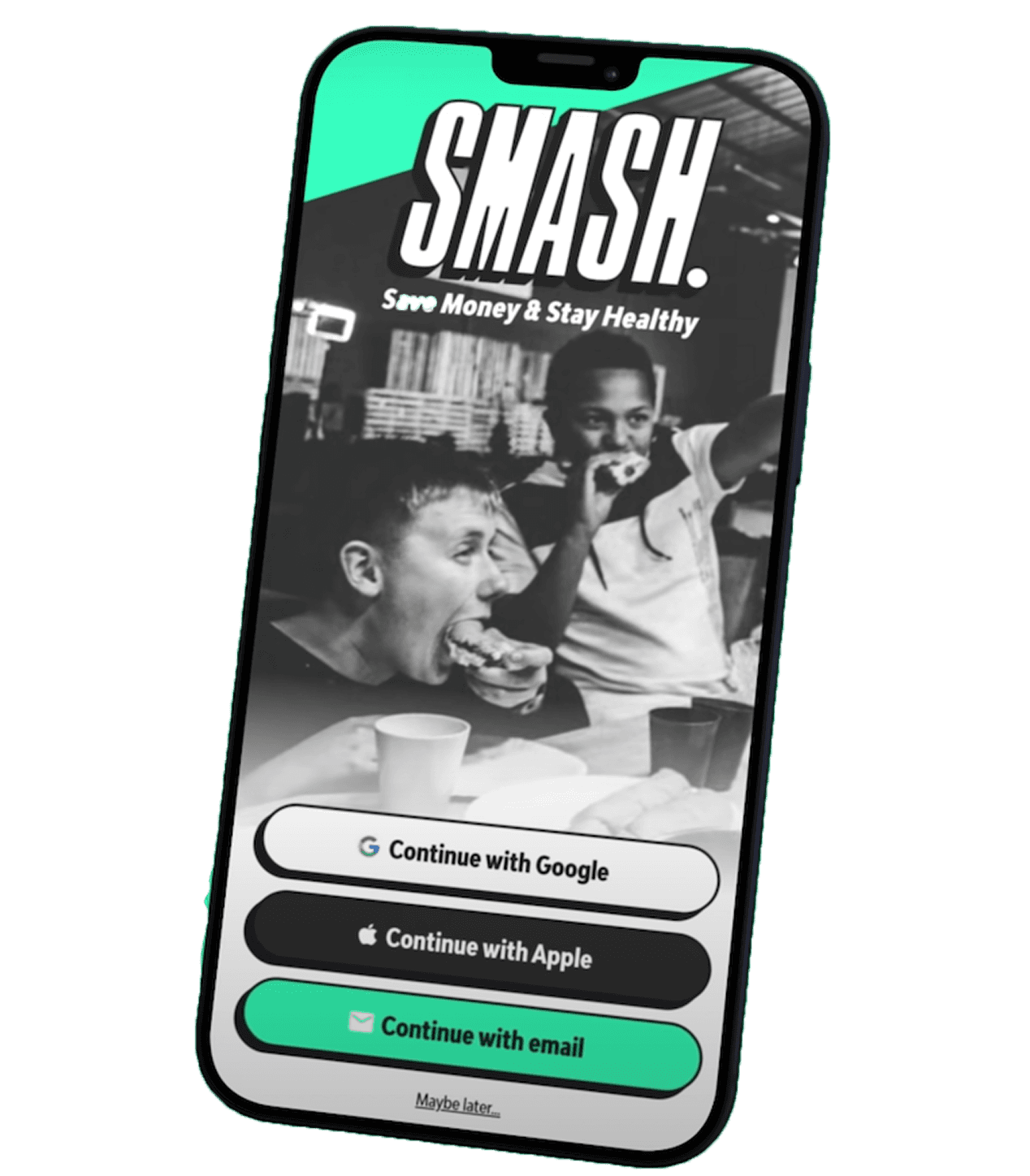 Smash app on phone